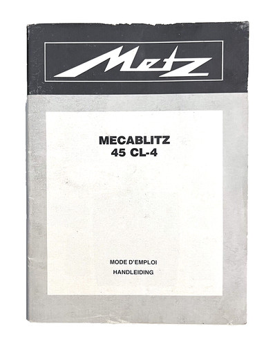 Metz mecablitz cl4 - 45-cl4, mode
